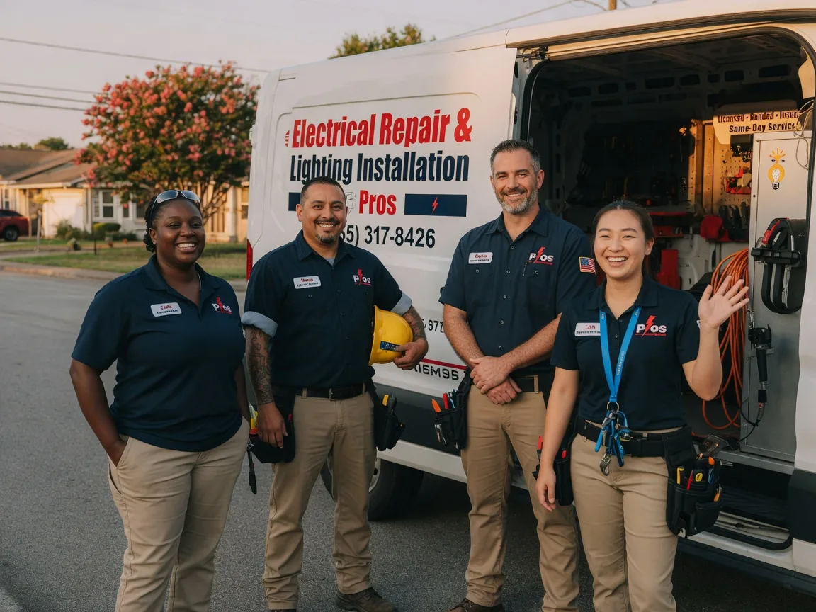 Licensed Electrician company in Rainbow, TX